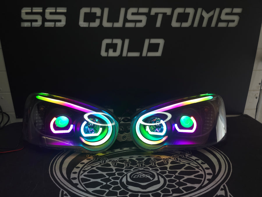 Subaru Impreza WRX Blobeye DRL headlights