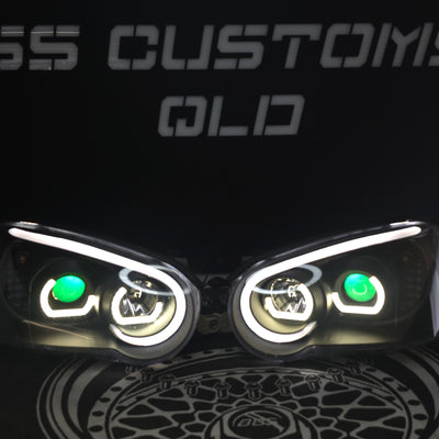 Subaru Impreza WRX Blobeye DRL headlights