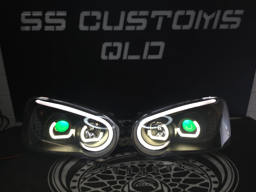 Subaru Impreza WRX Blobeye DRL headlights