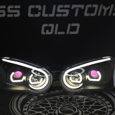 Subaru Impreza WRX Blobeye DRL headlights