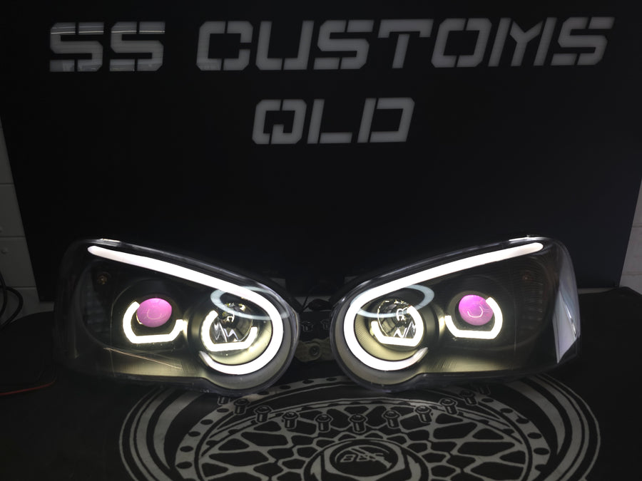 Subaru Impreza WRX Blobeye DRL headlights