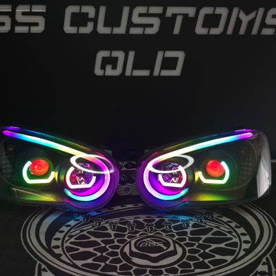 Subaru Impreza WRX Blobeye DRL headlights