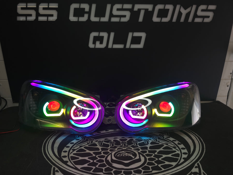 Subaru Impreza WRX Blobeye DRL headlights