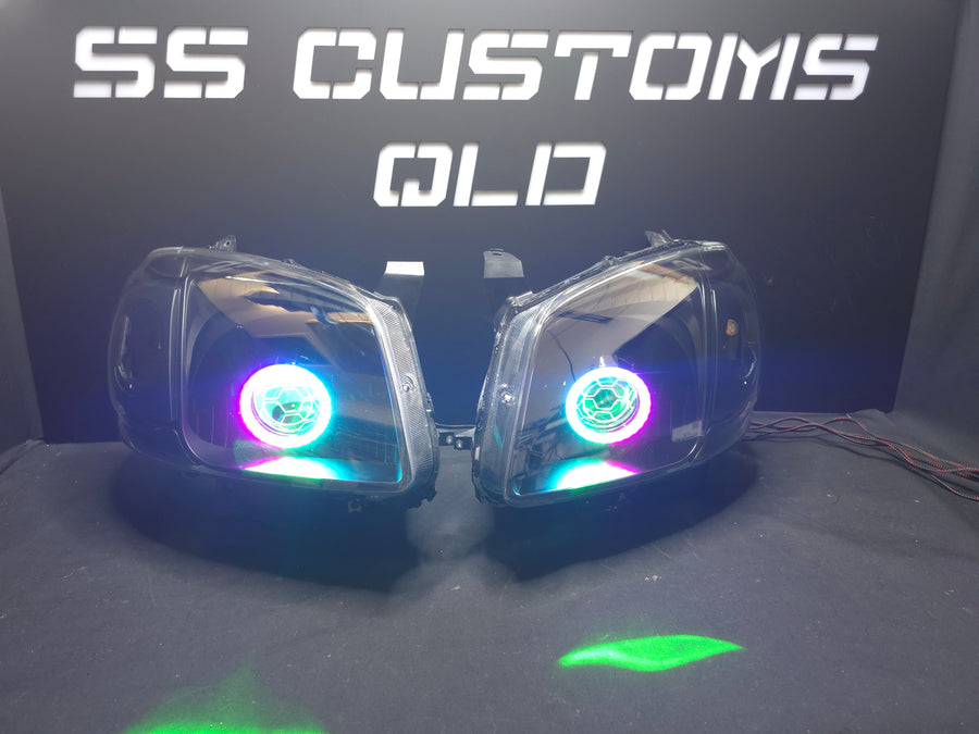 Custom LED Mazda car lights at SS Customs QLD