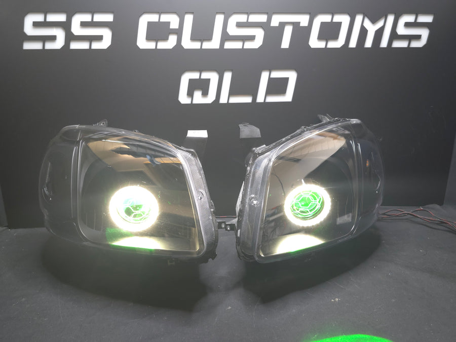 Custom LED Mazda car lights at SS Customs QLD