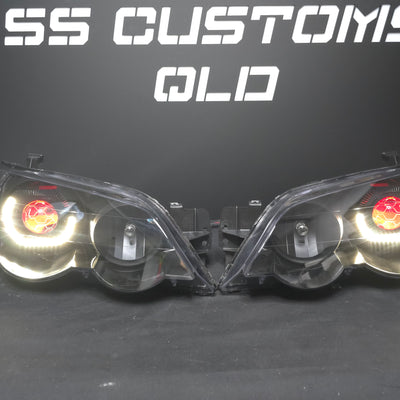 Ford Falcon BA BF XR projector custom headlights