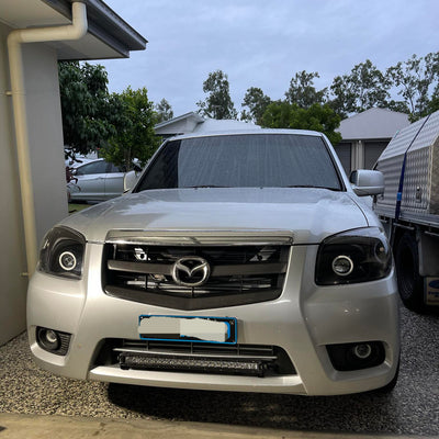 Custom LED Mazda car lights at SS Customs QLD