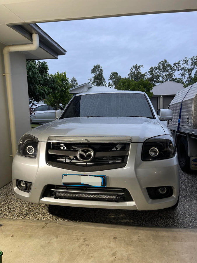 Custom LED Mazda car lights at SS Customs QLD