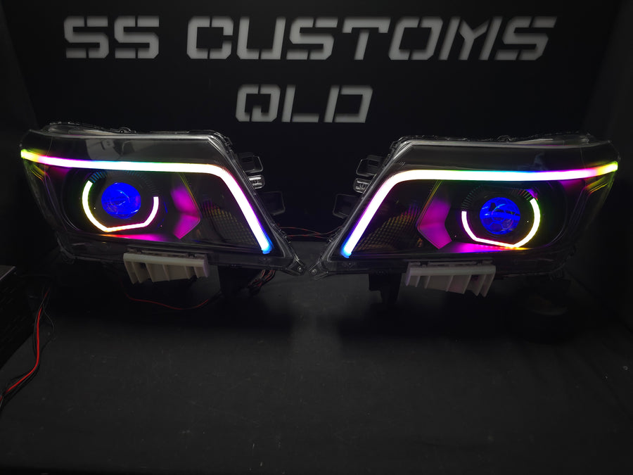 Nissan Navara D23 NP300 custom headlights 2015 - onwards
