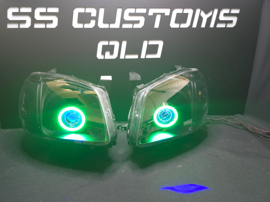 Custom LED Mazda car lights at SS Customs QLD