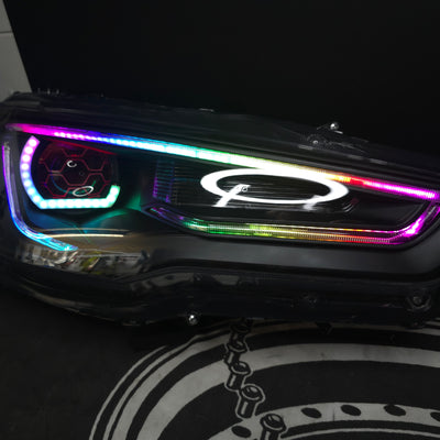 Mitsubishi CJ Lancer Vland headlights