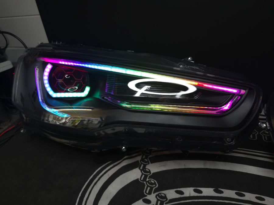 Mitsubishi CJ Lancer Vland headlights