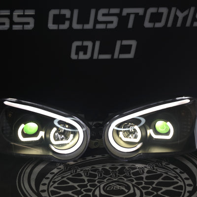 Subaru Impreza WRX Blobeye DRL headlights