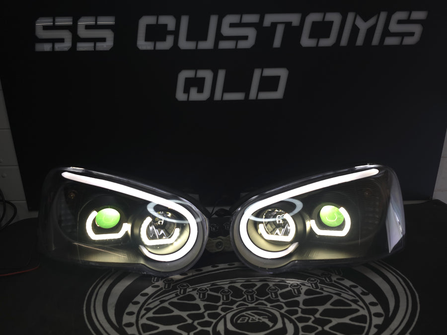 Subaru Impreza WRX Blobeye DRL headlights