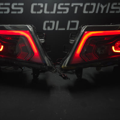 Nissan Navara D23 NP300 SL,ST,STX DX,RX custom headlights 2015 - onwards