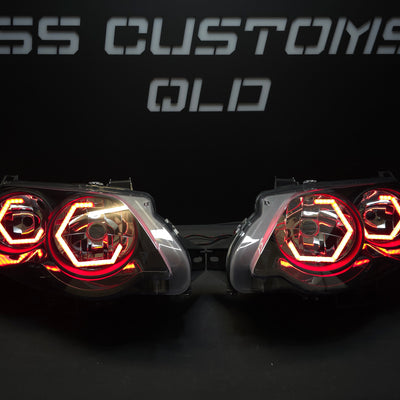 Ford Falcon FG MK1 Hex Halo Headlights