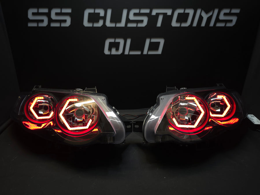 Ford Falcon FG MK1 Hex Halo Headlights