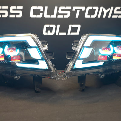 Nissan Navara D23 NP300 custom headlights 2015 - onwards