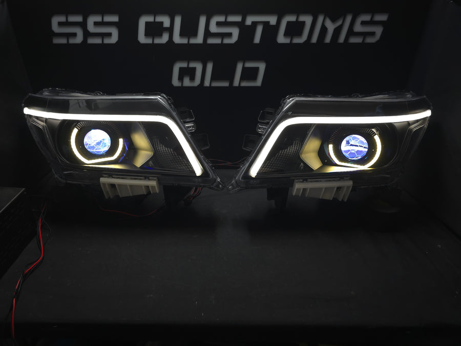 Nissan Navara D23 NP300 custom headlights 2015 - onwards