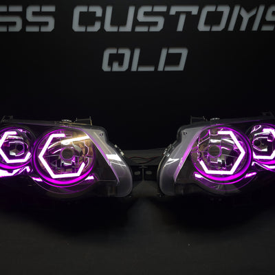 Ford Falcon FG MK1 Hex Halo Headlights