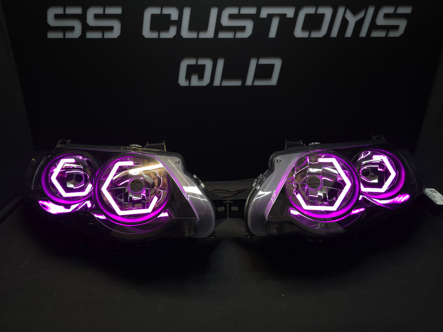 Ford Falcon FG MK1 Hex Halo Headlights