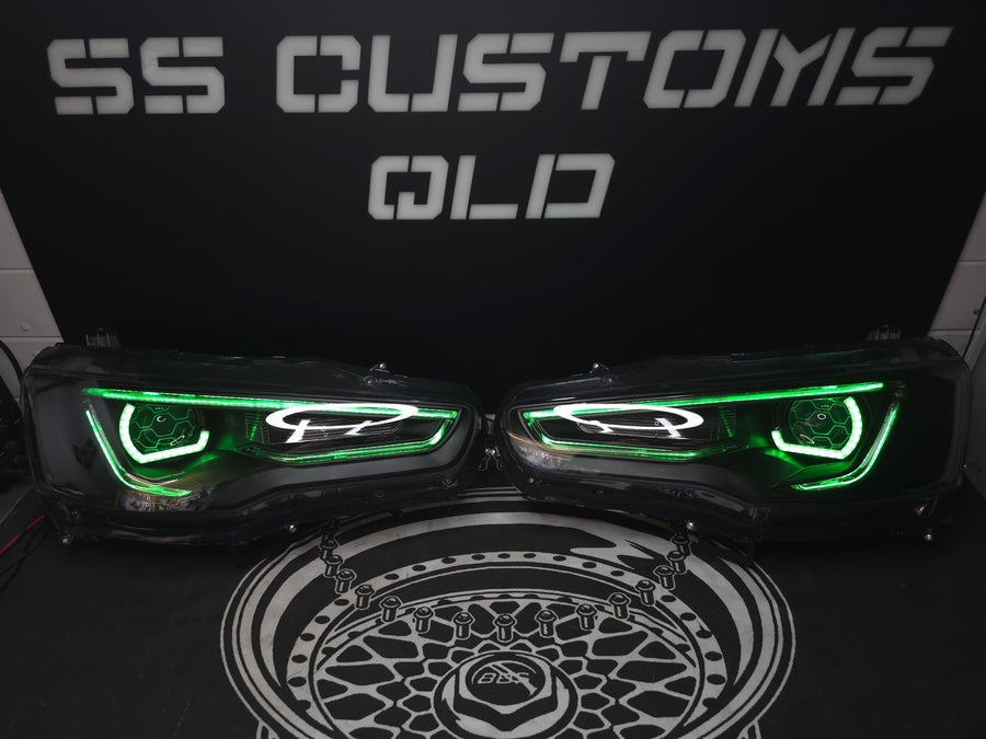 Mitsubishi CJ Lancer Vland headlights