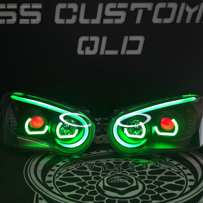 Subaru Impreza WRX Blobeye DRL headlights