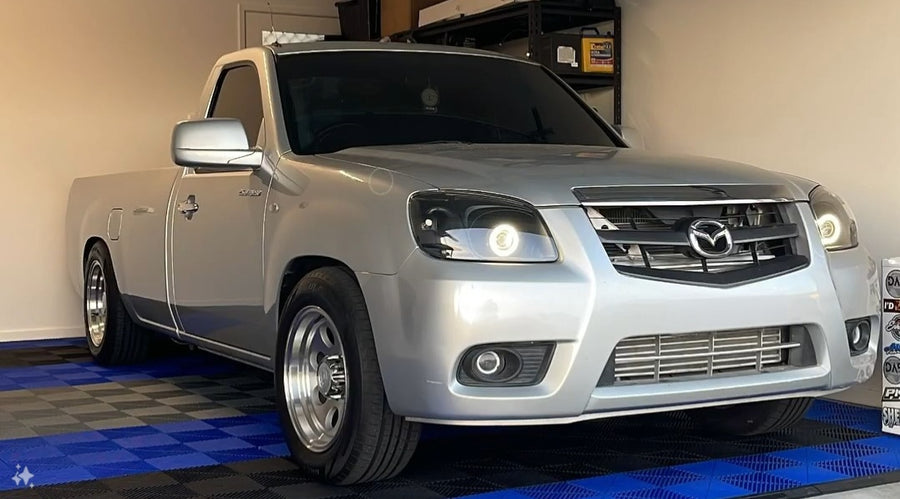 Custom LED Mazda car lights at SS Customs QLD