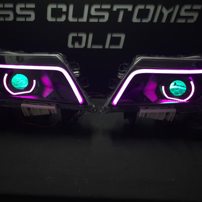 Nissan Navara D23 NP300 custom headlights 2015 - onwards