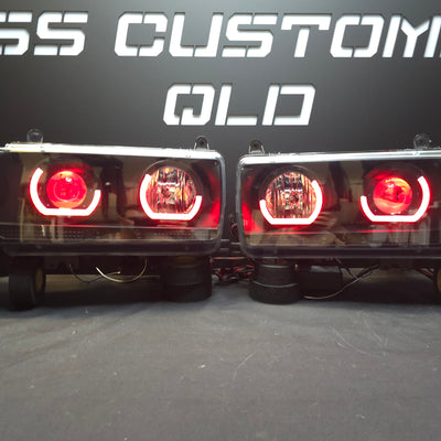 Toyota Landcruiser 80 Series angry eyes