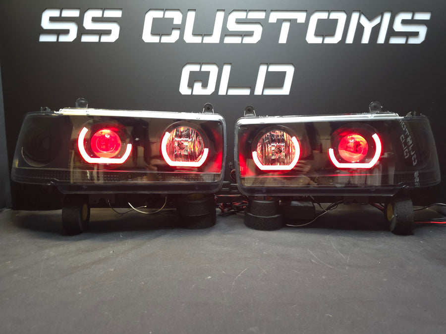 Toyota Landcruiser 80 Series angry eyes