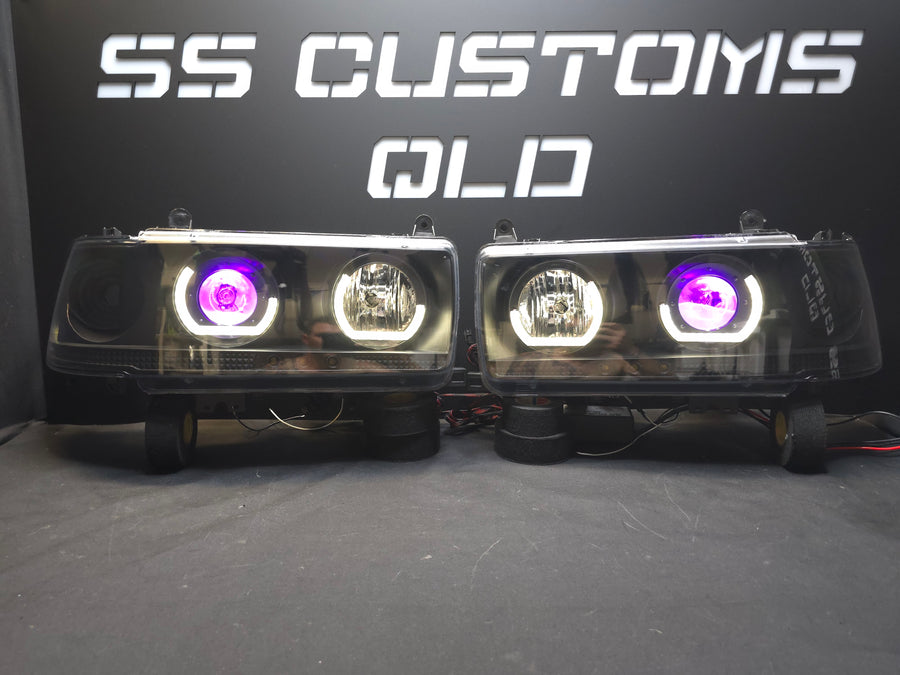 Toyota Landcruiser 80 Series angry eyes