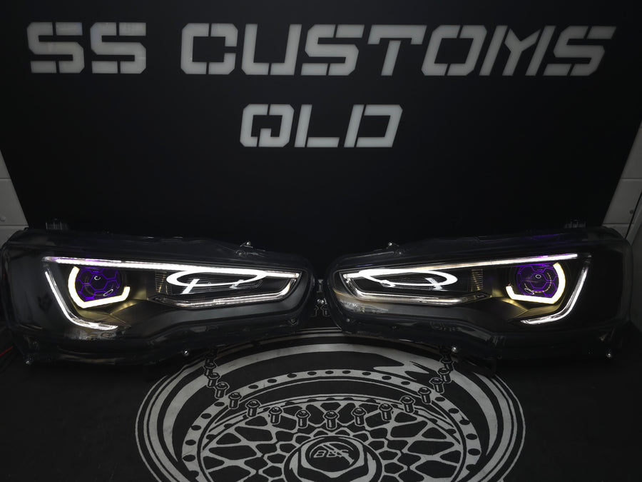 Mitsubishi CJ Lancer Vland headlights