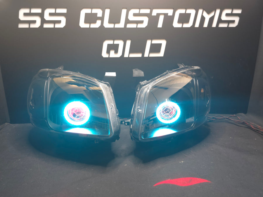 Custom LED Mazda car lights at SS Customs QLD