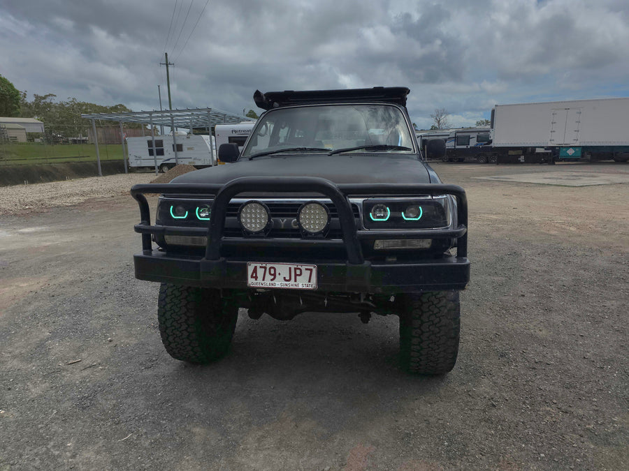 Toyota Landcruiser 80 Series angry eyes