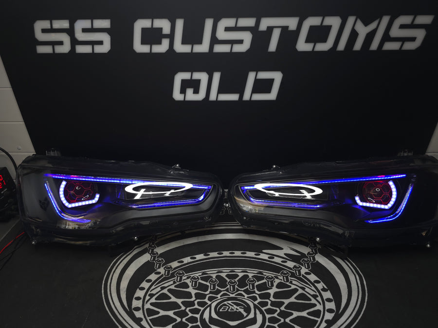 Mitsubishi CJ Lancer Vland headlights