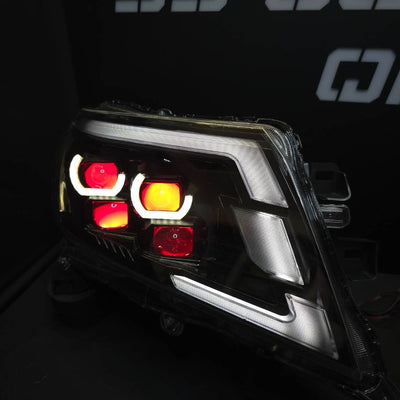 Nissan Navara D23 NP300 custom headlights 2015 - onwards