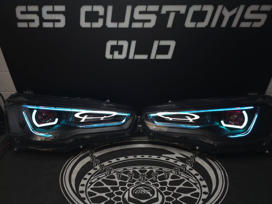 Mitsubishi CJ Lancer Vland headlights