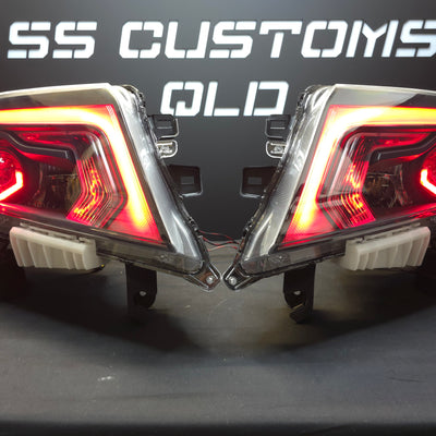 Nissan Navara D23 NP300 SL,ST,STX DX,RX custom headlights 2015 - onwards