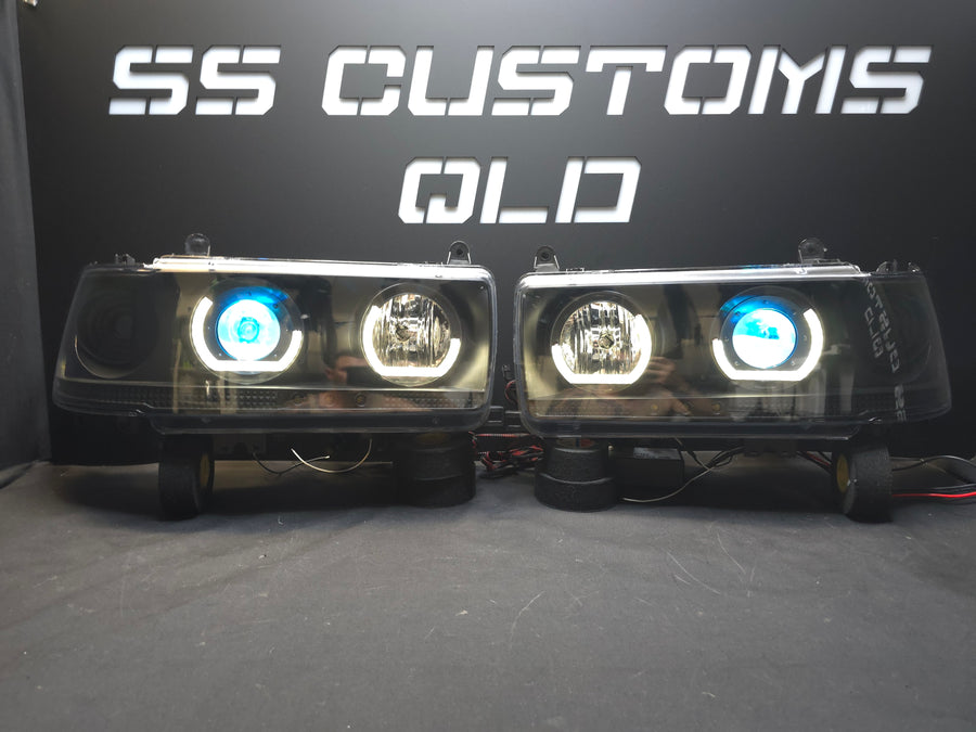 Toyota Landcruiser 80 Series angry eyes