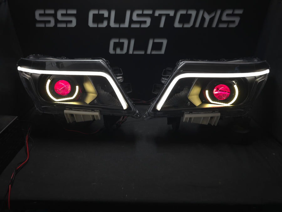 Nissan Navara D23 NP300 custom headlights 2015 - onwards