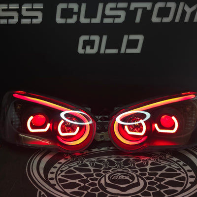 Subaru Impreza WRX Blobeye DRL headlights
