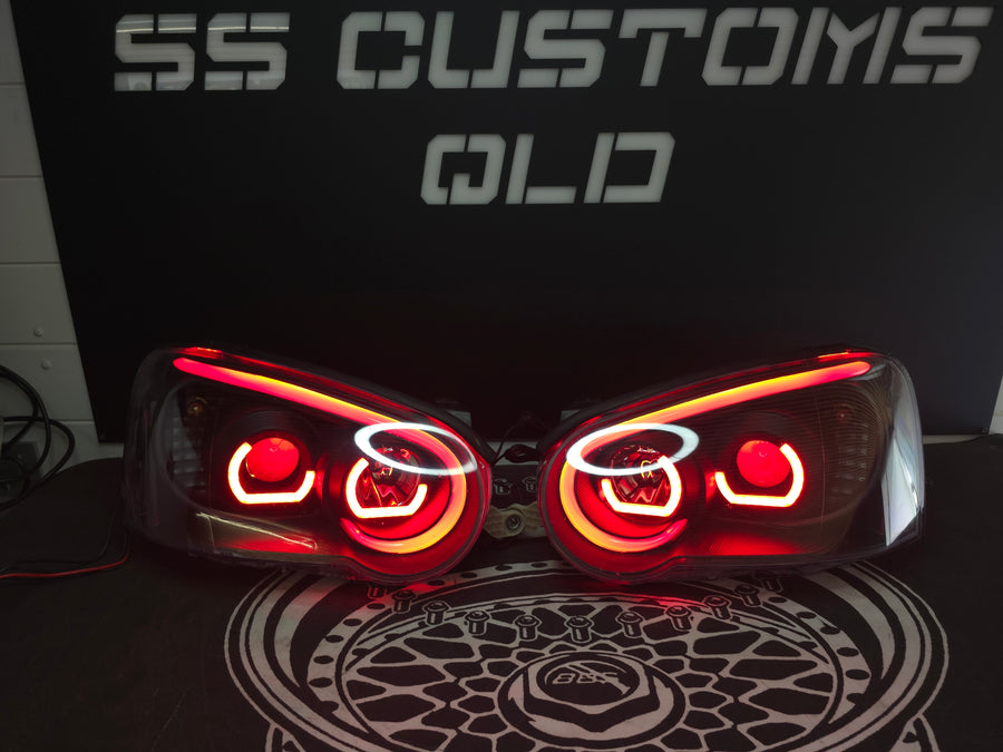 Subaru Impreza WRX Blobeye DRL headlights