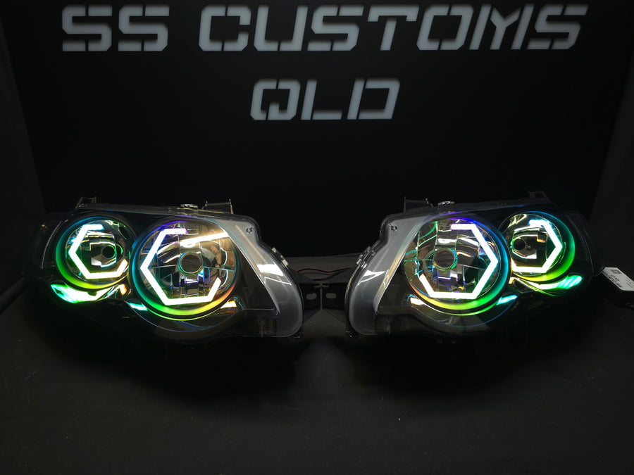 Ford Falcon FG MK1 Hex Halo Headlights