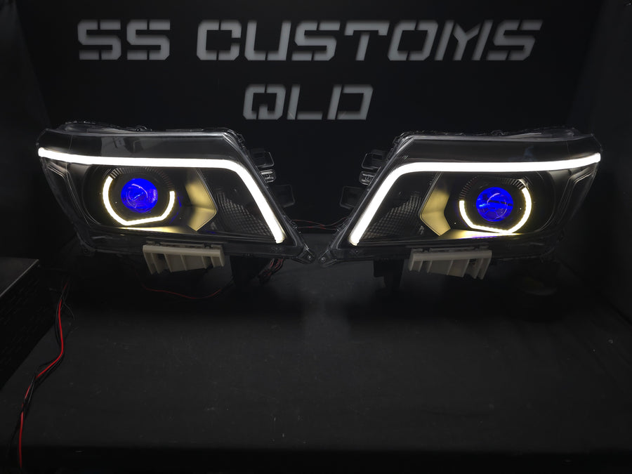 Nissan Navara D23 NP300 custom headlights 2015 - onwards
