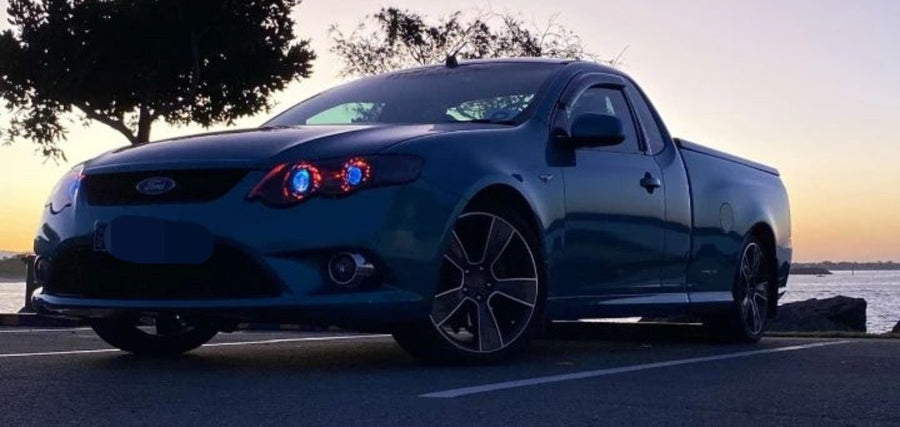 Custom Ford model LED lighting in Queensland