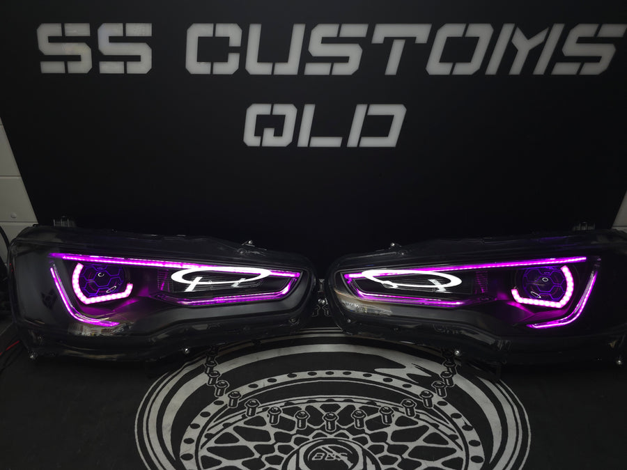 Mitsubishi CJ Lancer Vland headlights