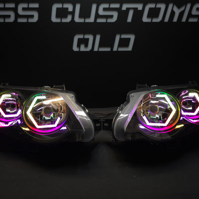 Ford Falcon FG MK1 Hex Halo Headlights