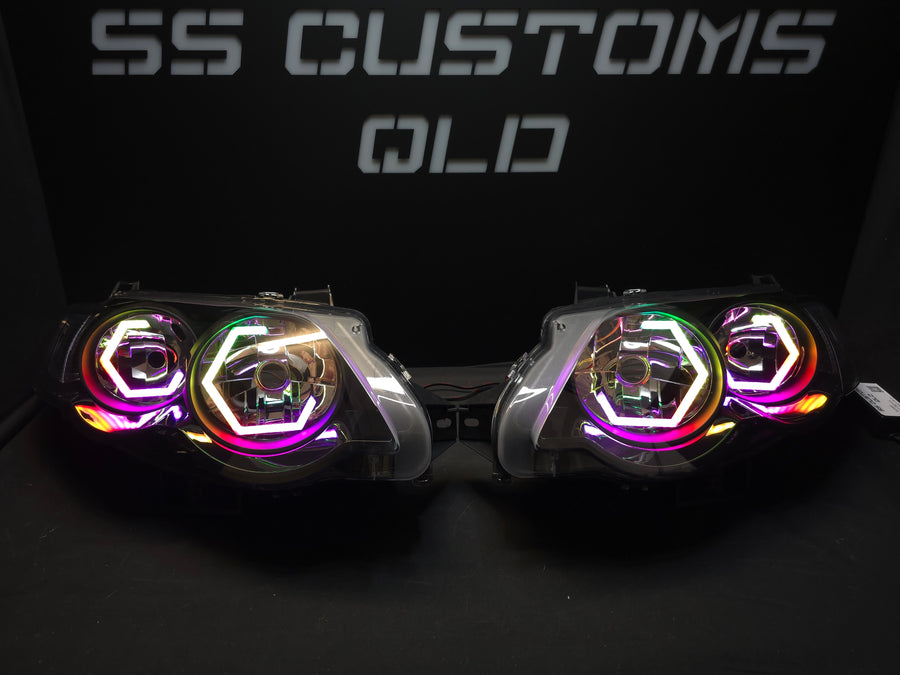 Ford Falcon FG MK1 Hex Halo Headlights