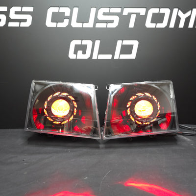 Ford Courier PG - PH 02-06 &  Mazda Bravo UN Series B2500 B2600 custom headlights